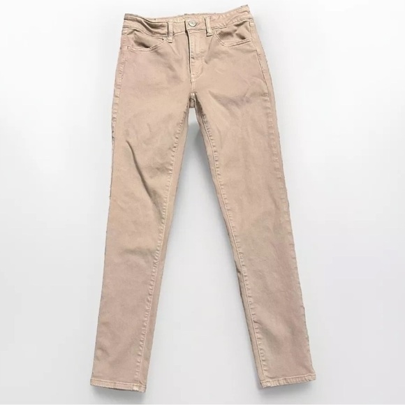American Eagle Pants Super Stretch Dusty Pink Mauve Hi-Rise Jegging Jeans Size 6 - Picture 1 of 12
